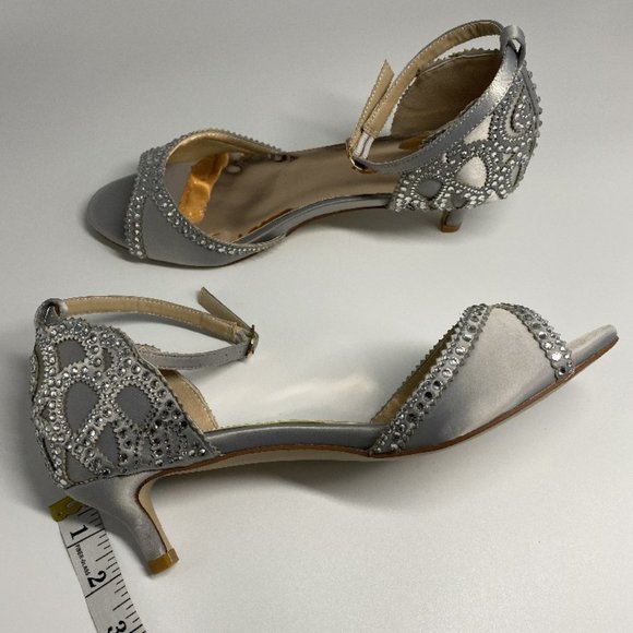 XYD Ballroom Dance Shoes Wedding Sandals for Women - Picture 10 of 11